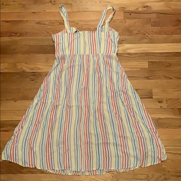 Size large Forever 21 flowy colorful dress - Picture 4 of 4